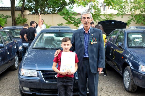 Qarabağ müharibəsi əlillərinə daha 50 avtomobil verildi 